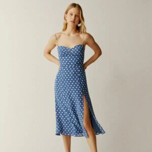 Reformation Juliette Dress in Lazuli